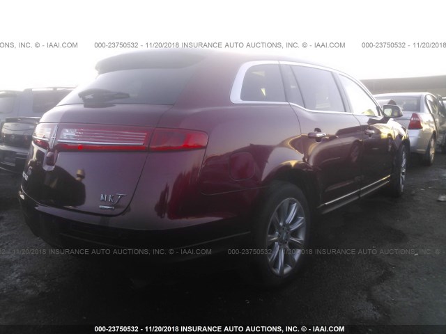 2LMHJ5AT9DBL51788 - 2013 LINCOLN MKT RED photo 4