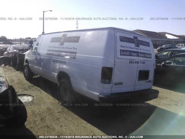 1FDSS3EL7ADA72603 - 2010 FORD ECONOLINE E350 SUPER DUTY VAN WHITE photo 3