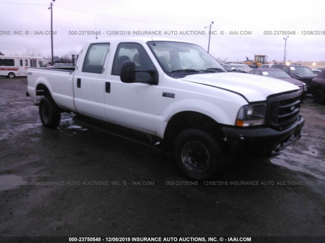 1FTSW31L44EC51940 - 2004 FORD F350 SRW SUPER DUTY WHITE photo 1