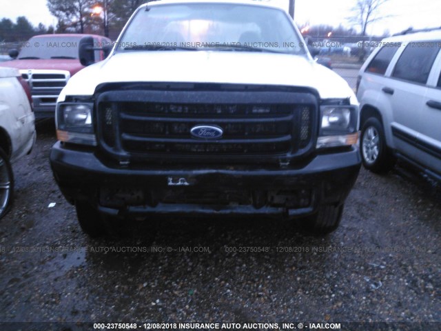 1FTSW31L44EC51940 - 2004 FORD F350 SRW SUPER DUTY WHITE photo 6