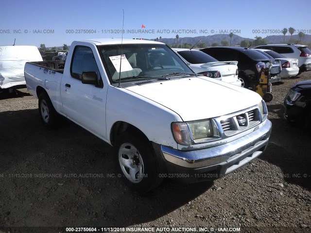 1N6DD21S0XC303450 - 1999 NISSAN FRONTIER XE WHITE photo 1