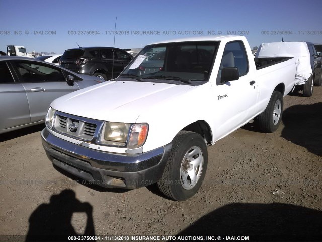1N6DD21S0XC303450 - 1999 NISSAN FRONTIER XE WHITE photo 2
