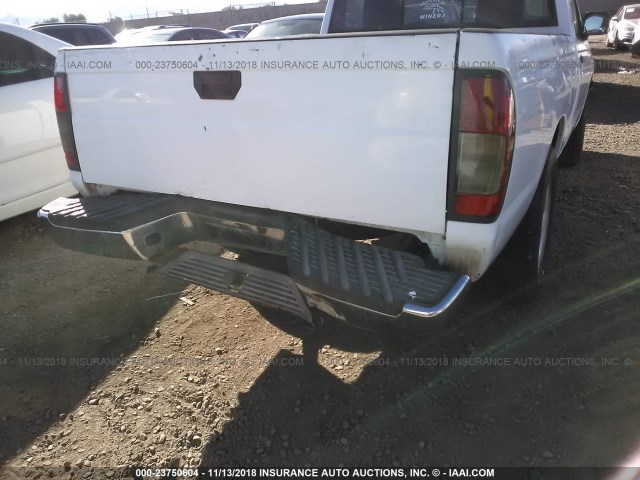 1N6DD21S0XC303450 - 1999 NISSAN FRONTIER XE WHITE photo 6