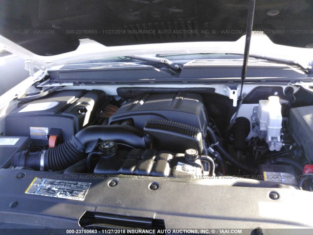 1GNFC13578R215789 - 2008 CHEVROLET TAHOE C1500 HYBRID WHITE photo 10