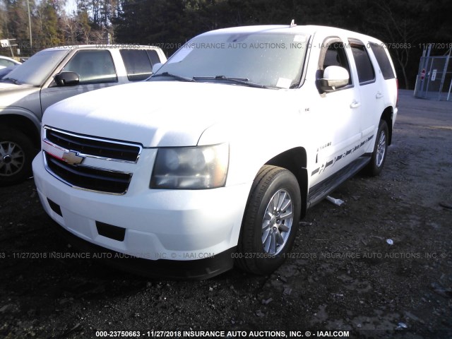 1GNFC13578R215789 - 2008 CHEVROLET TAHOE C1500 HYBRID WHITE photo 6