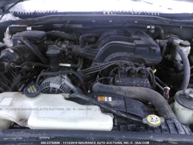 1FMEU75E56UB37472 - 2006 FORD EXPLORER LIMITED BROWN photo 10