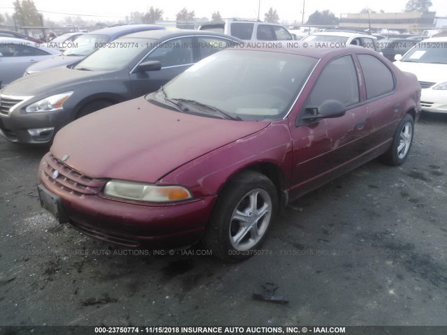 1P3EJ46X3WN299901 - 1998 PLYMOUTH BREEZE EXPRESSO RED photo 2