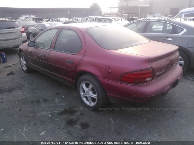 1P3EJ46X3WN299901 - 1998 PLYMOUTH BREEZE EXPRESSO RED photo 3