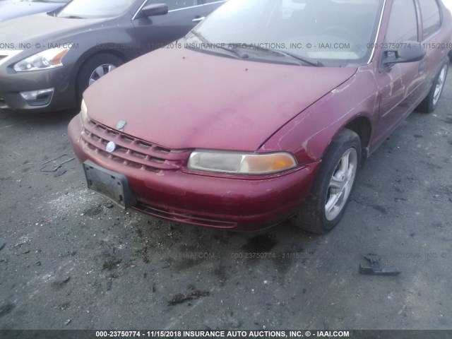 1P3EJ46X3WN299901 - 1998 PLYMOUTH BREEZE EXPRESSO RED photo 6