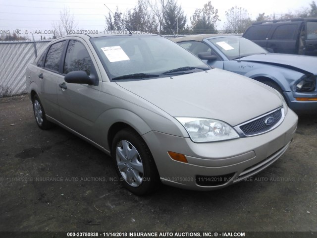 1FAFP34N57W159798 - 2007 FORD FOCUS ZX4/S/SE/SES BEIGE photo 1