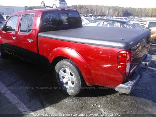 1N6AD0FR7CC446998 - 2012 NISSAN FRONTIER SV/SL RED photo 3