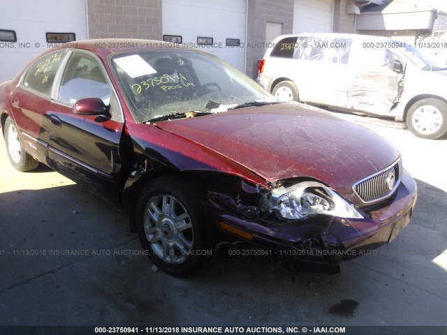 1MEFM55S85A620181 - 2005 MERCURY SABLE LS PREMIUM MAROON photo 1