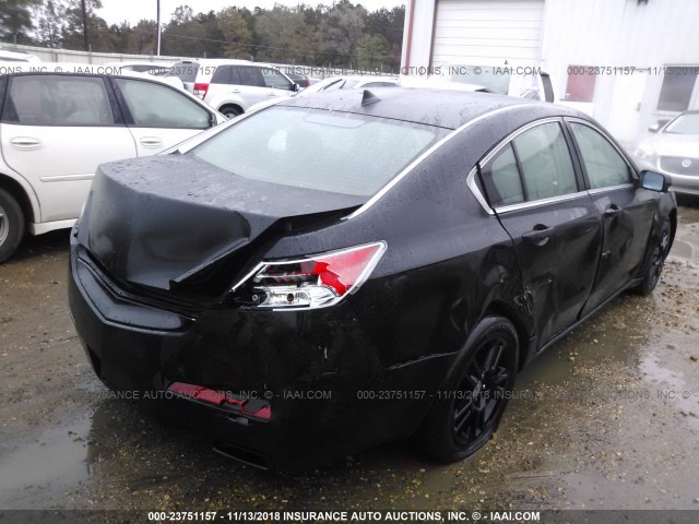 19UUA8F20AA021272 - 2010 ACURA TL BLACK photo 4