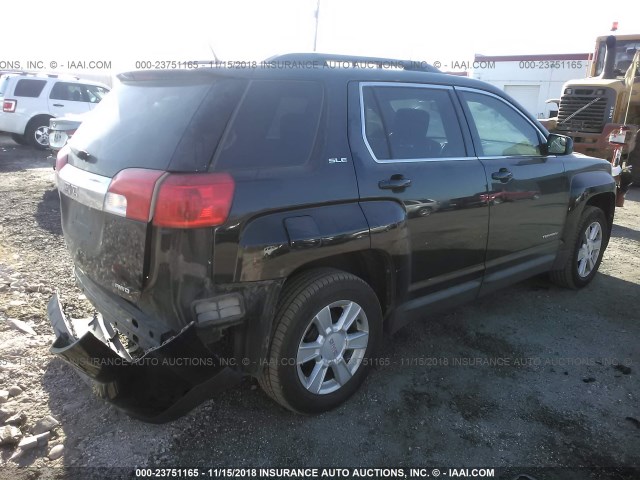 2GKFLTEK9C6141551 - 2012 GMC TERRAIN SLE BLACK photo 4