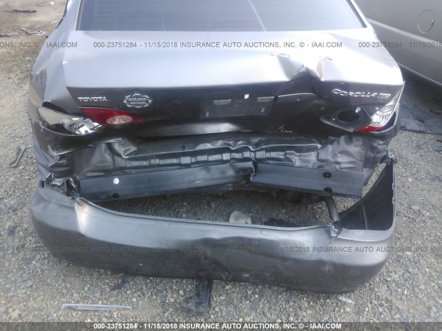 1NXBR30E45Z473441 - 2005 TOYOTA COROLLA CE/LE/S GRAY photo 6