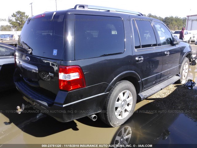 1FMJU1K52AEB60484 - 2010 FORD EXPEDITION LIMITED BLACK photo 4