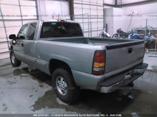 2GCEC19T1Y1153213 - 2000 CHEVROLET SILVERADO C1500 SILVER photo 3