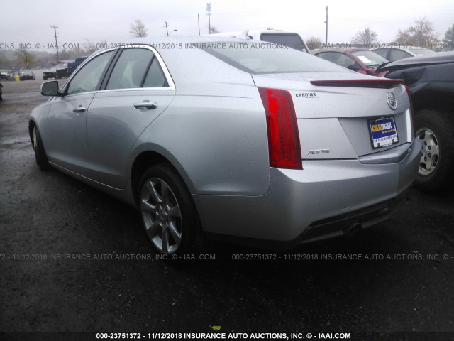 1G6AA5RA2E0162278 - 2014 CADILLAC ATS SILVER photo 3