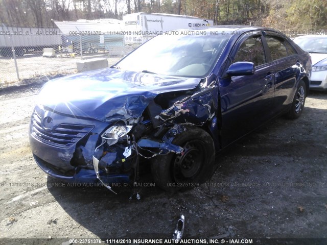 4T1BE46K09U402774 - 2009 TOYOTA CAMRY SE/LE/XLE BLUE photo 2