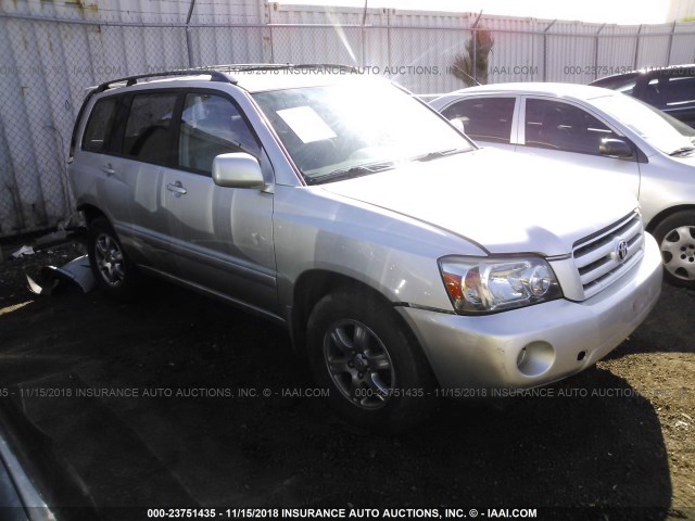 JTEDP21A760095001 - 2006 TOYOTA HIGHLANDER LIMITED SILVER photo 1