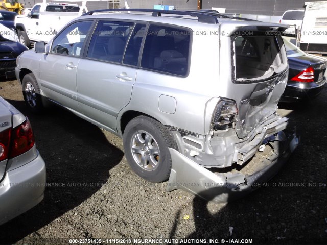 JTEDP21A760095001 - 2006 TOYOTA HIGHLANDER LIMITED SILVER photo 3