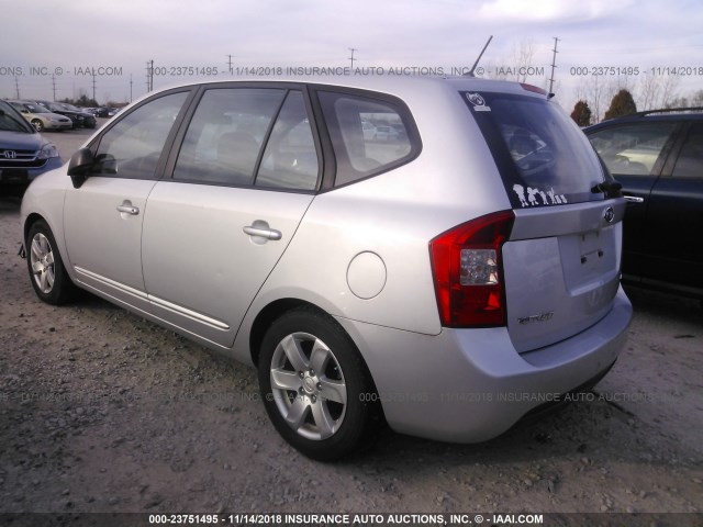 KNAFG525077087408 - 2007 KIA RONDO LX/EX SILVER photo 3