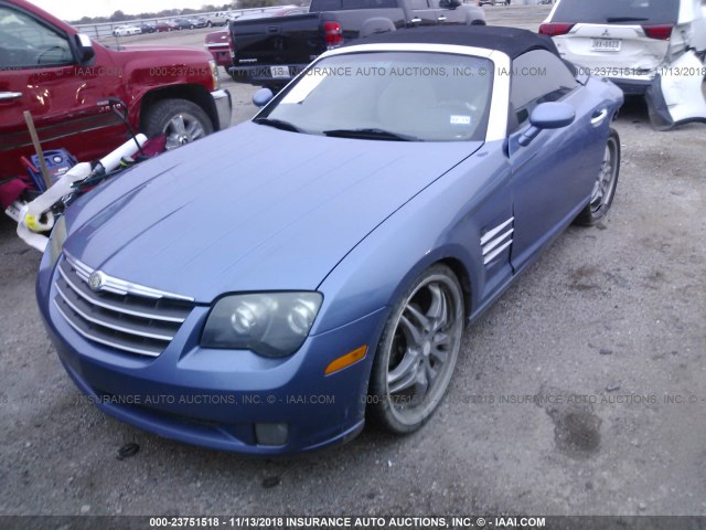 1C3AN65L55X053999 - 2005 CHRYSLER CROSSFIRE LIMITED BLUE photo 2