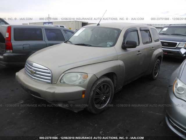 3GNDA13D38S643053 - 2008 CHEVROLET HHR LS Dorado foto 2