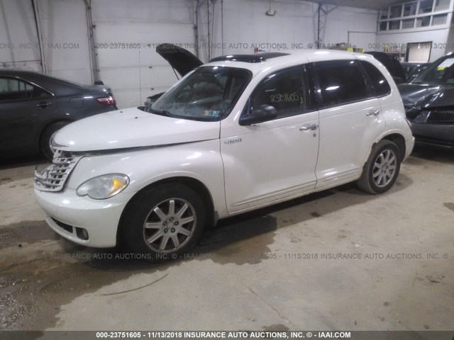 3A8FY68B26T238867 - 2006 CHRYSLER PT CRUISER LIMITED WHITE photo 2