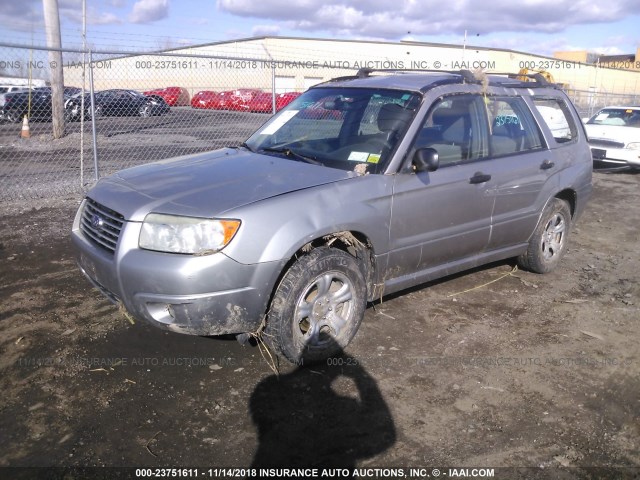 JF1SG63637H718487 - 2007 SUBARU FORESTER 2.5X/SPORTS 2.5X SILVER photo 2