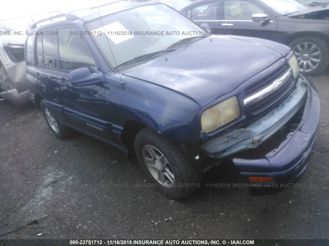 2CNBJ634X46904793 - 2004 CHEVROLET TRACKER LT BLUE photo 1