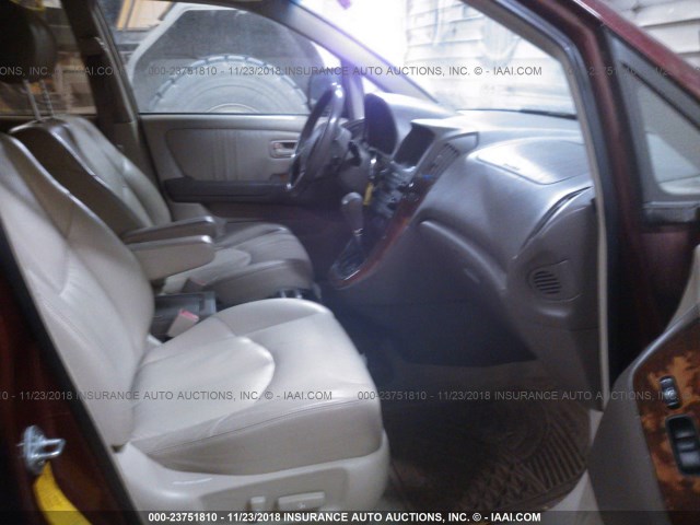 JT6HF10U2X0024702 - 1999 LEXUS RX 300 MAROON photo 5