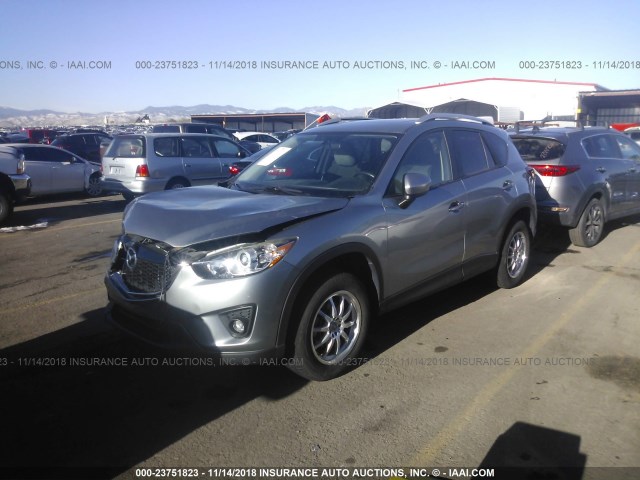 JM3KE4CY6E0303009 - 2014 MAZDA CX-5 TOURING Серебристый фото 2