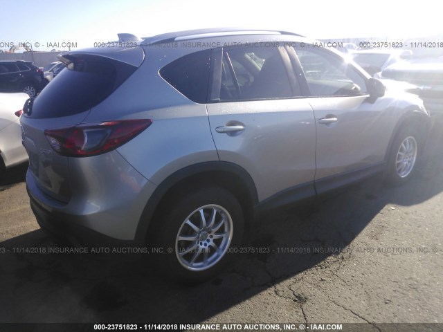 JM3KE4CY6E0303009 - 2014 MAZDA CX-5 TOURING Серебристый фото 4