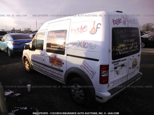 NM0KS9BN4BT059163 - 2011 FORD TRANSIT CONNECT XLT WHITE photo 3