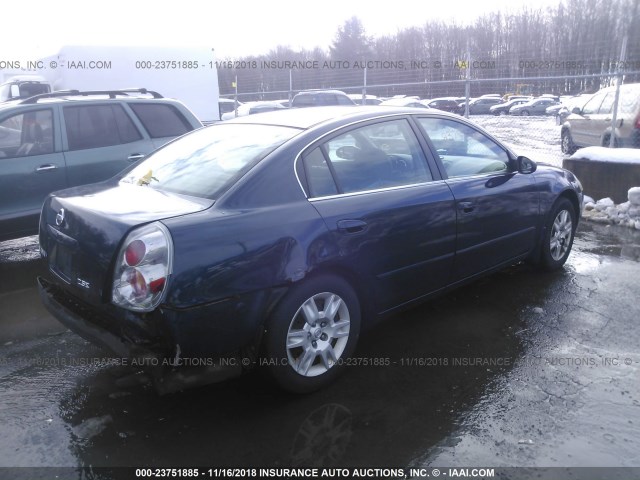 1N4AL11D65N456393 - 2005 NISSAN ALTIMA S/SL BLUE photo 4