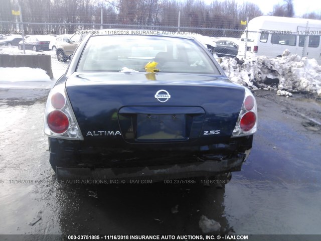 1N4AL11D65N456393 - 2005 NISSAN ALTIMA S/SL BLUE photo 6