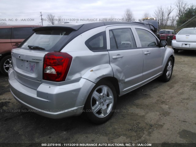 1B3HB48A69D118837 - 2009 DODGE CALIBER SXT SILVER photo 4