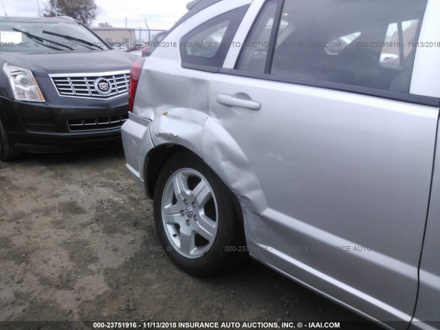 1B3HB48A69D118837 - 2009 DODGE CALIBER SXT SILVER photo 6