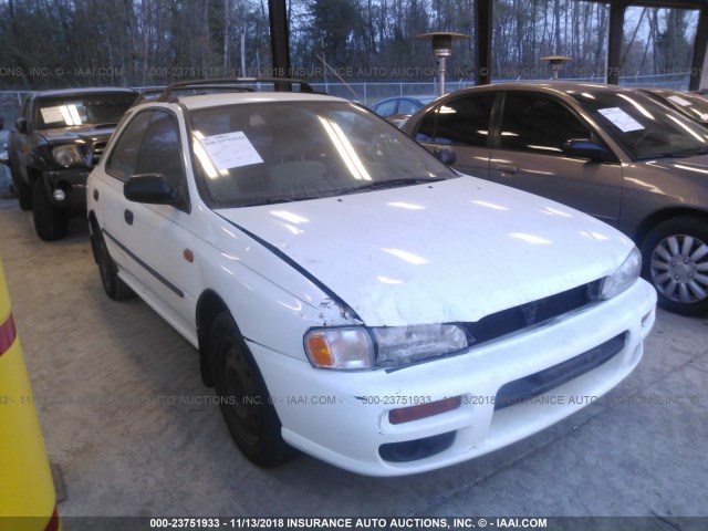 JF1GF4353WH811111 - 1998 SUBARU IMPREZA L WHITE photo 1