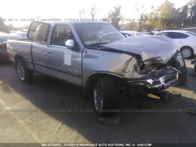 5TBRN34192S321671 - 2002 TOYOTA TUNDRA ACCESS CAB SR5 SILVER photo 1