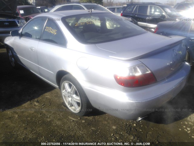 19UYA42773A015368 - 2003 ACURA 3.2CL TYPE-S SILVER photo 3