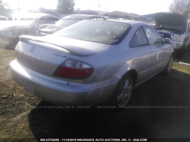 19UYA42773A015368 - 2003 ACURA 3.2CL TYPE-S SILVER photo 4