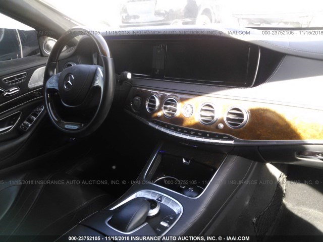 WDDUG7JB5EA026798 - 2014 MERCEDES-BENZ S 63 AMG BLACK photo 5