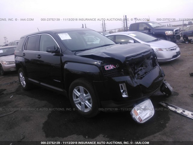 2GKALMEK7F6374705 - 2015 GMC TERRAIN SLE BLACK photo 1