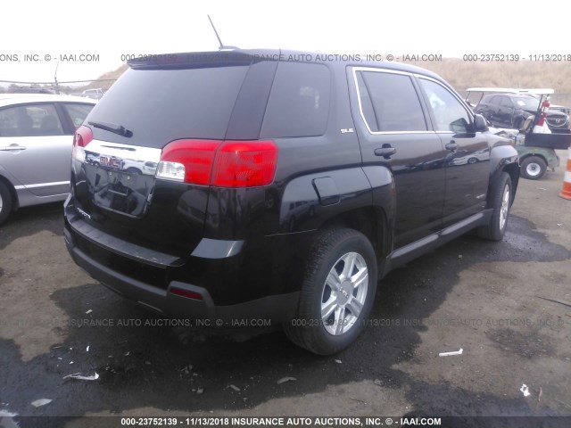 2GKALMEK7F6374705 - 2015 GMC TERRAIN SLE BLACK photo 4