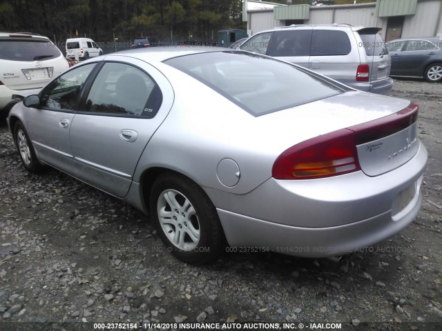 2B3AD56J61H511958 - 2001 DODGE INTREPID ES SILVER photo 3