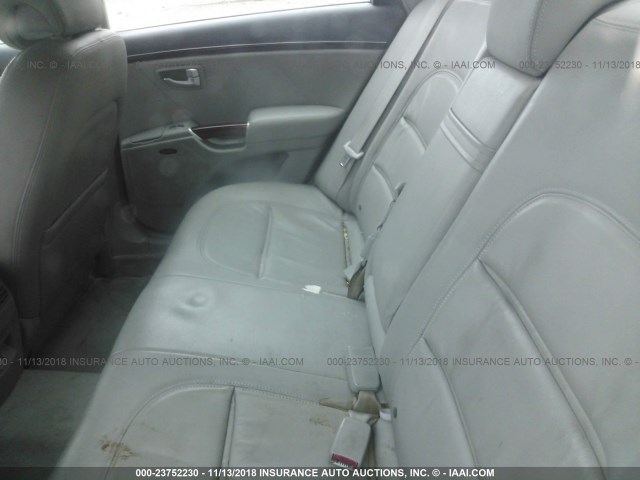 KMHFC46FX7A207841 - 2007 HYUNDAI AZERA SE/LIMITED WHITE photo 8