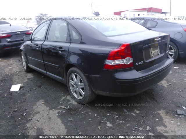 YV1MS382562161745 - 2006 VOLVO S40 2.4I BLACK photo 3