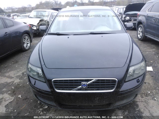 YV1MS382562161745 - 2006 VOLVO S40 2.4I BLACK photo 6